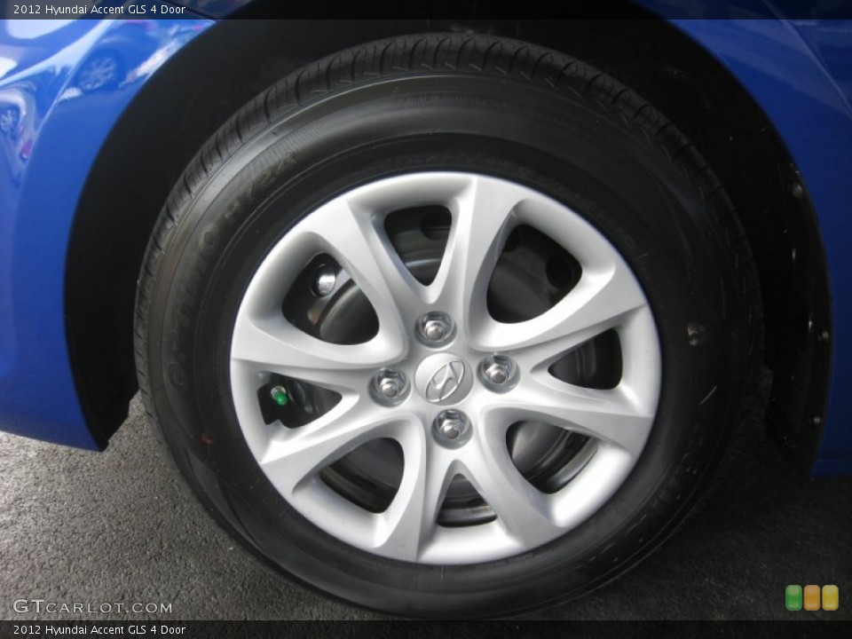 2012 Hyundai Accent GLS 4 Door Wheel and Tire Photo #52004814