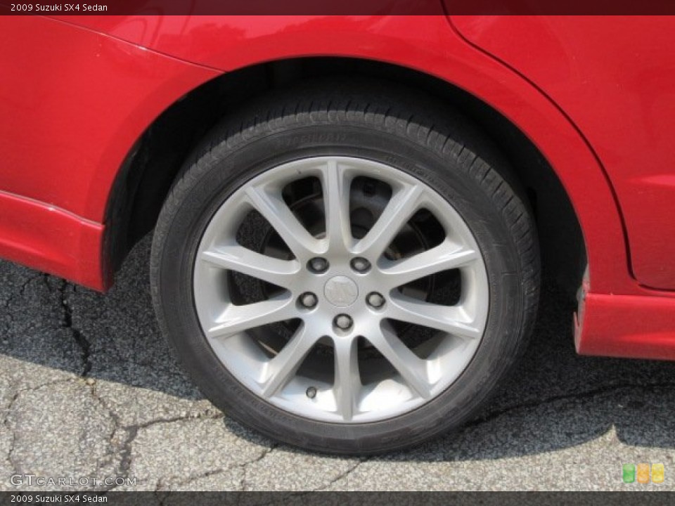 2009 Suzuki SX4 Sedan Wheel and Tire Photo #52007208