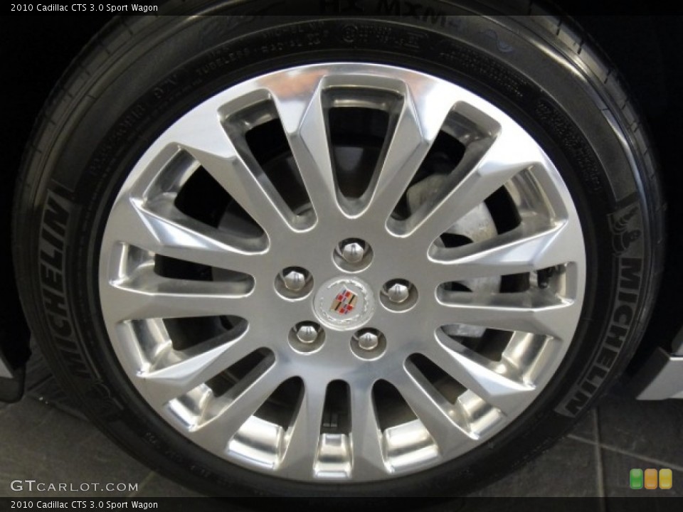 2010 Cadillac CTS 3.0 Sport Wagon Wheel and Tire Photo #52009281