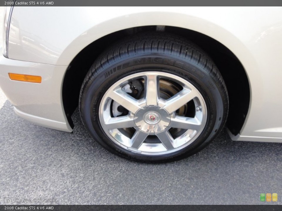 2008 Cadillac STS 4 V6 AWD Wheel and Tire Photo #52012866