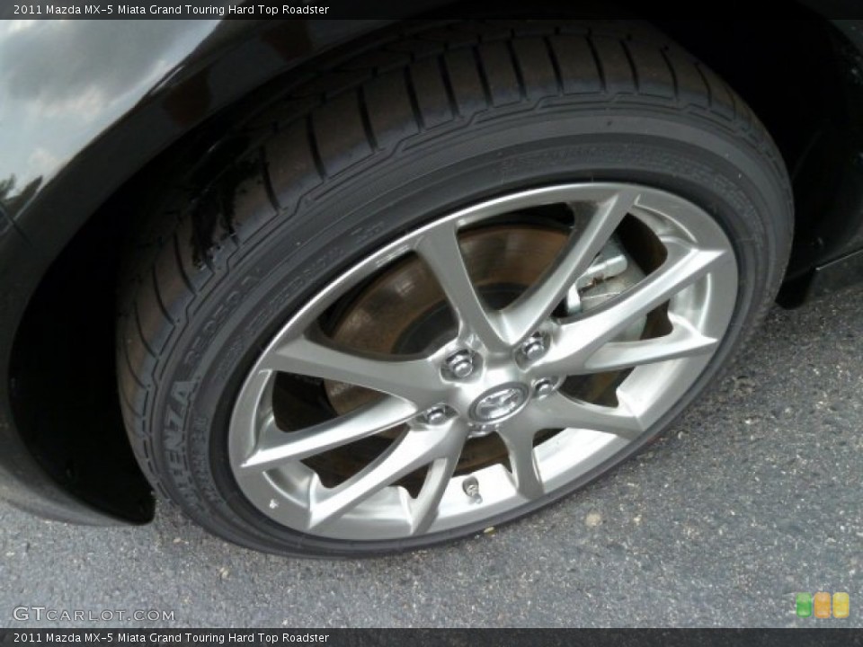 2011 Mazda MX-5 Miata Grand Touring Hard Top Roadster Wheel and Tire Photo #52017066
