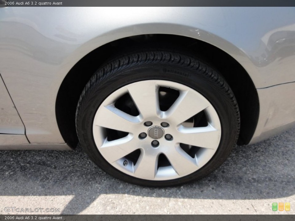 2006 Audi A6 3.2 quattro Avant Wheel and Tire Photo #52017510