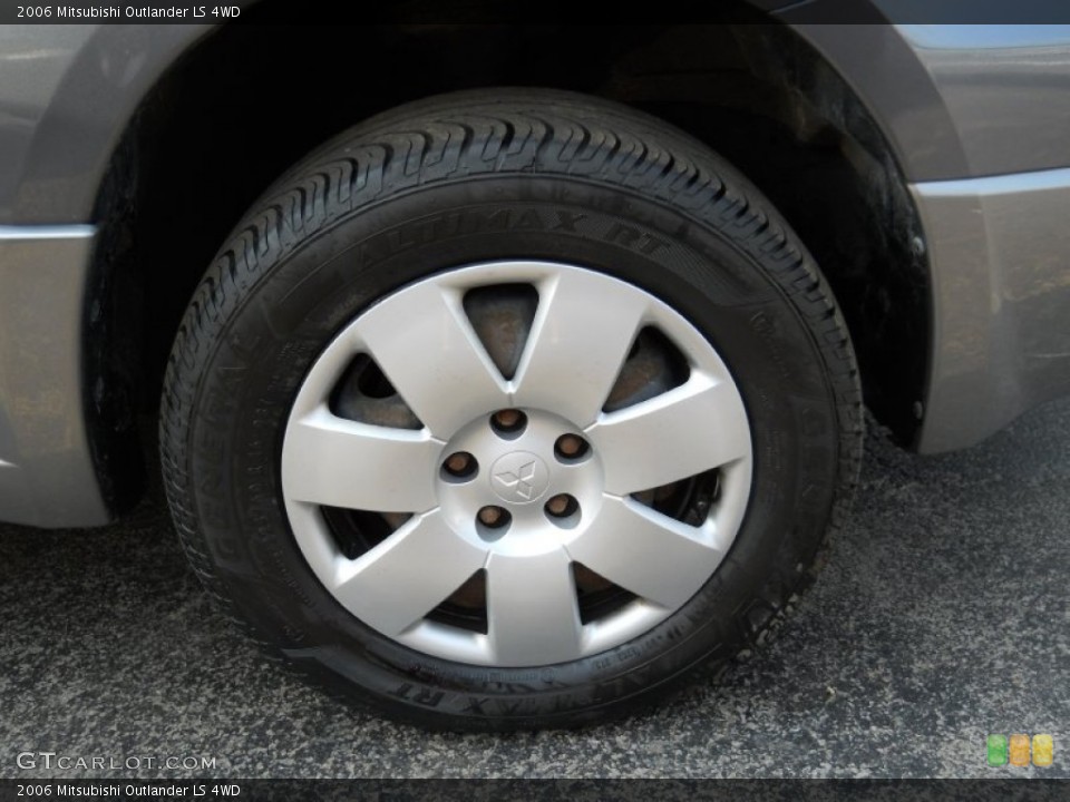 2006 Mitsubishi Outlander LS 4WD Wheel and Tire Photo #52019265