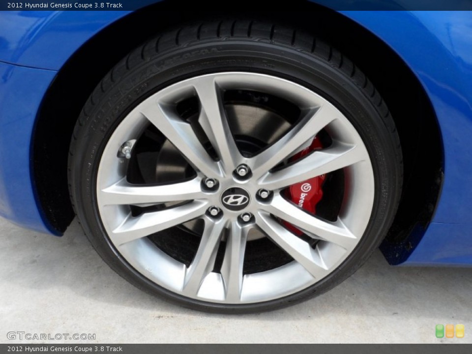 2012 Hyundai Genesis Coupe 3.8 Track Wheel and Tire Photo #52019535