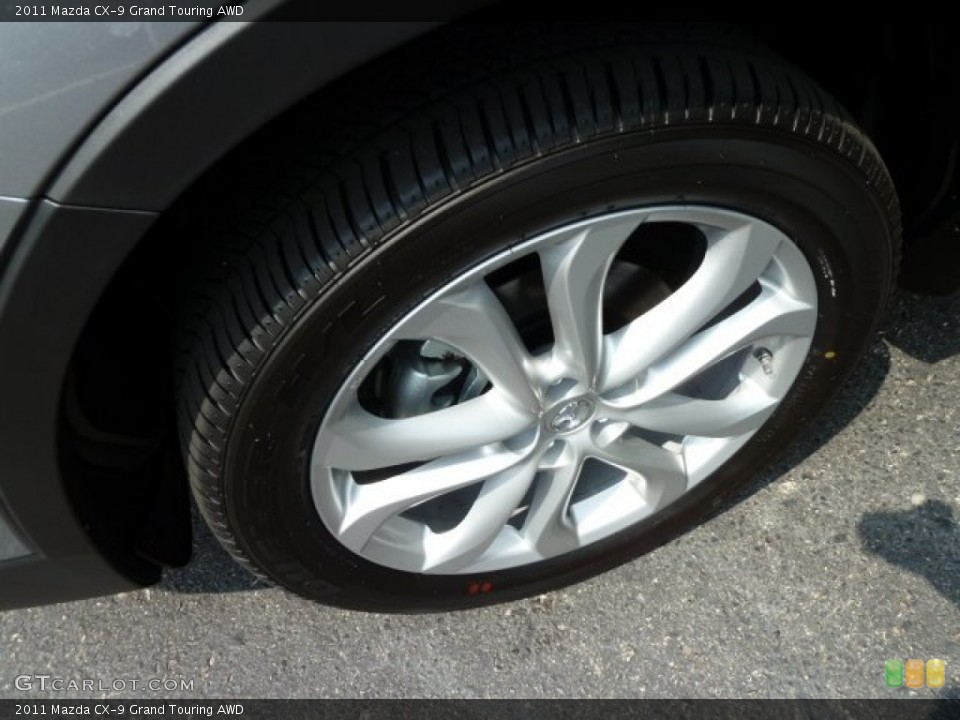 2011 Mazda CX-9 Grand Touring AWD Wheel and Tire Photo #52020228