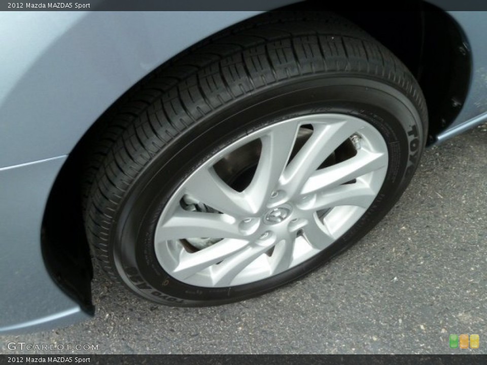 2012 Mazda MAZDA5 Sport Wheel and Tire Photo #52020804
