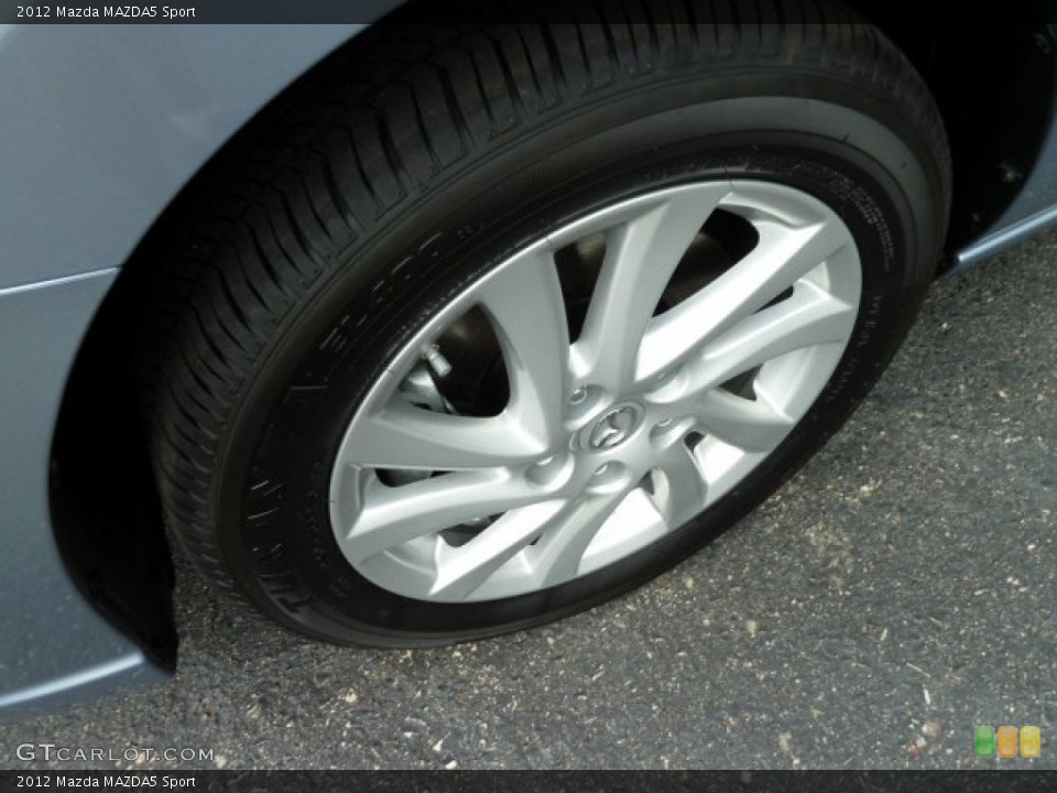 2012 Mazda MAZDA5 Sport Wheel and Tire Photo #52021092