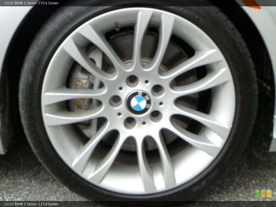 2010 BMW 3 Series 335d Sedan Wheel and Tire Photo #52026483