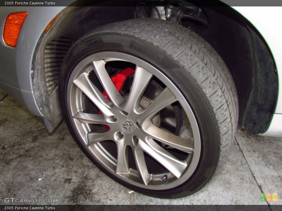 2005 Porsche Cayenne Turbo Wheel and Tire Photo #52027485