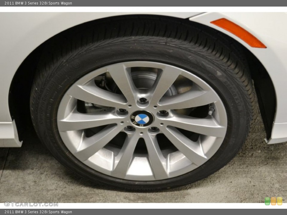 2011 BMW 3 Series 328i Sports Wagon Wheel and Tire Photo #52030557