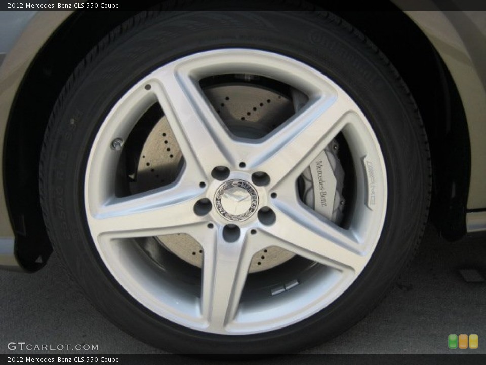 2012 Mercedes-Benz CLS 550 Coupe Wheel and Tire Photo #52032558