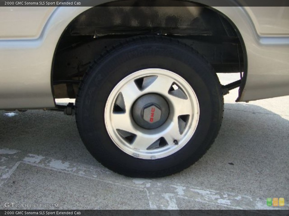 2000 GMC Sonoma SLS Sport Extended Cab Wheel and Tire Photo #52035615