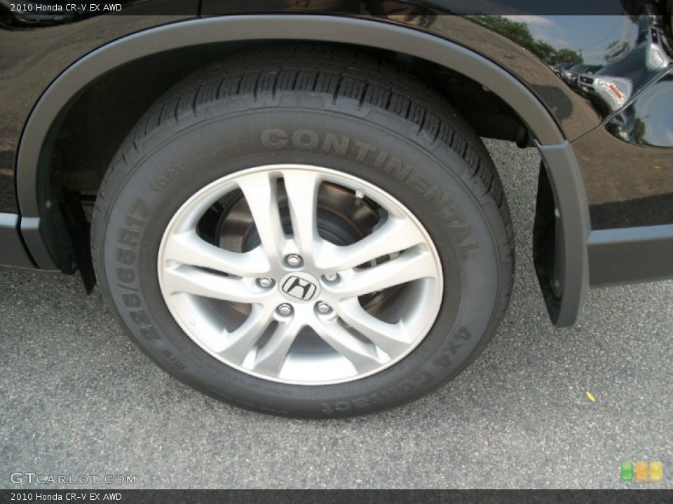 2010 Honda CR-V EX AWD Wheel and Tire Photo #52036353