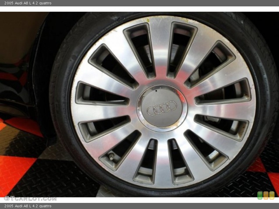 2005 Audi A8 L 4.2 quattro Wheel and Tire Photo #52043513