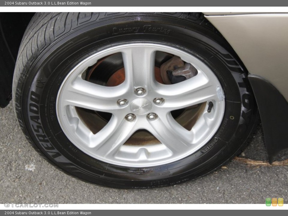 2004 Subaru Outback 3.0 L.L.Bean Edition Wagon Wheel and Tire Photo #52043813