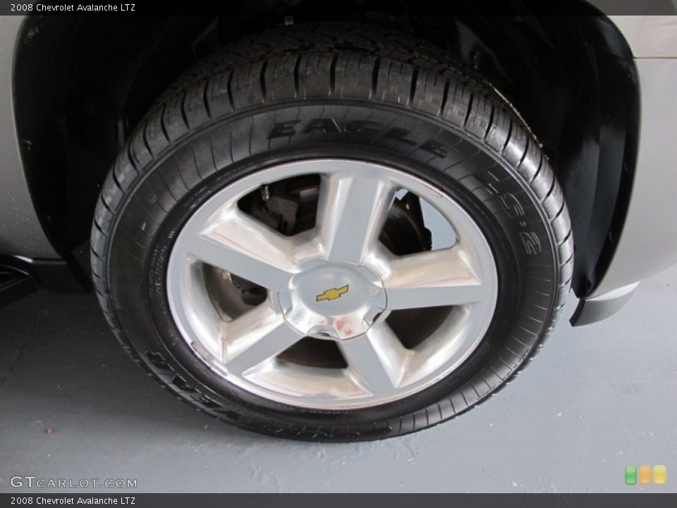 2008 Chevrolet Avalanche LTZ Wheel and Tire Photo #52044308