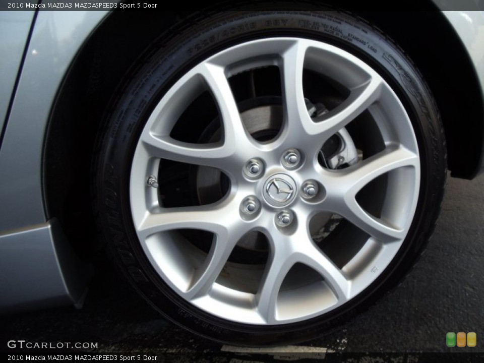 2010 Mazda MAZDA3 MAZDASPEED3 Sport 5 Door Wheel and Tire Photo #52050257