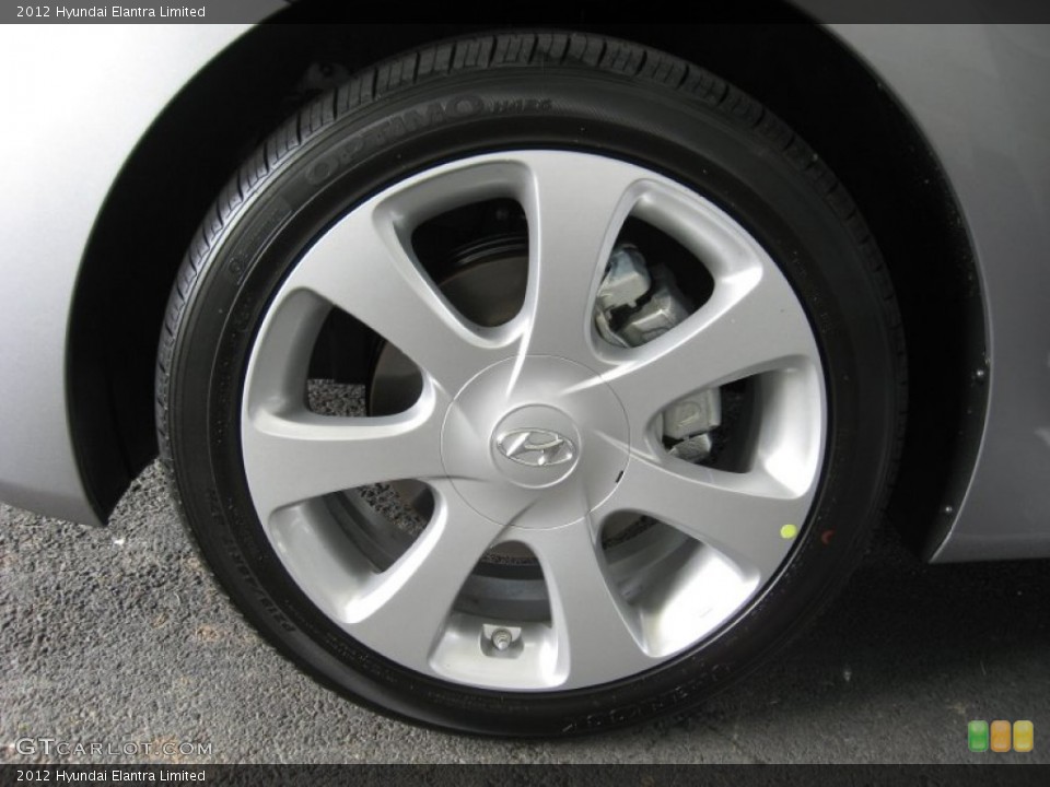 2012 Hyundai Elantra Limited Wheel and Tire Photo #52050836