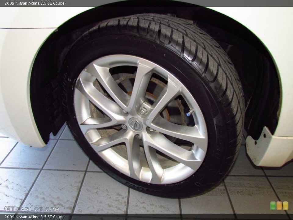 2009 Nissan Altima 3.5 SE Coupe Wheel and Tire Photo #52051997