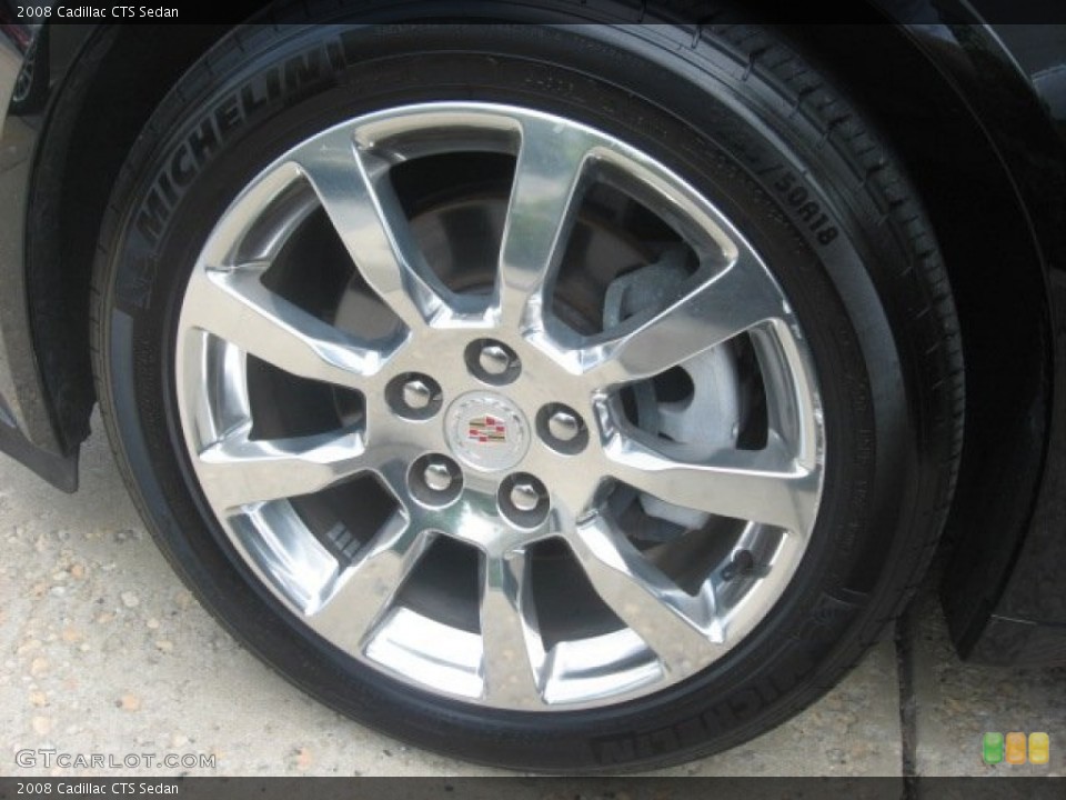 2008 Cadillac CTS Sedan Wheel and Tire Photo #52052402
