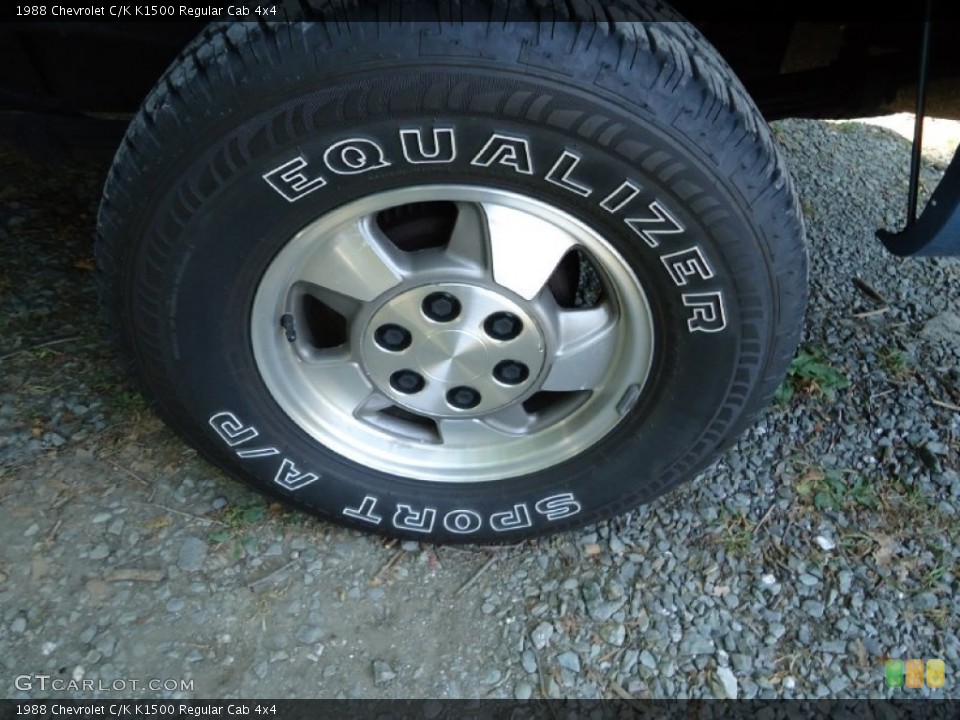 1988 Chevrolet C/K K1500 Regular Cab 4x4 Wheel and Tire Photo #52054751