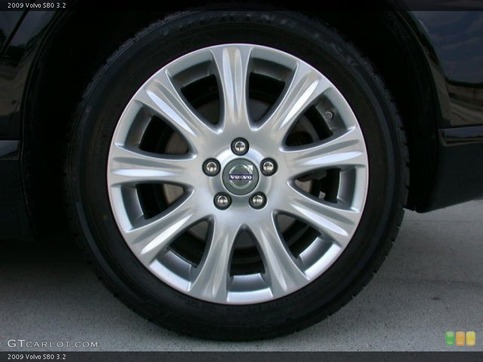 2009 Volvo S80 3.2 Wheel and Tire Photo #52057011