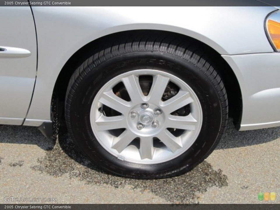 2005 Chrysler Sebring GTC Convertible Wheel and Tire Photo #52058135