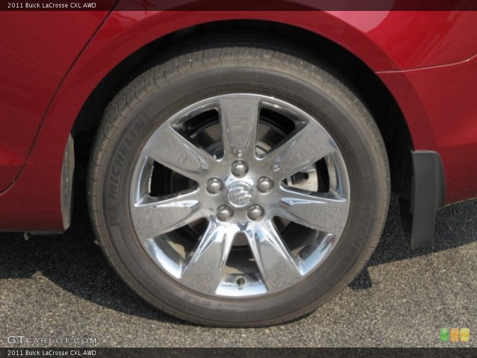2011 Buick LaCrosse CXL AWD Wheel and Tire Photo #52069217