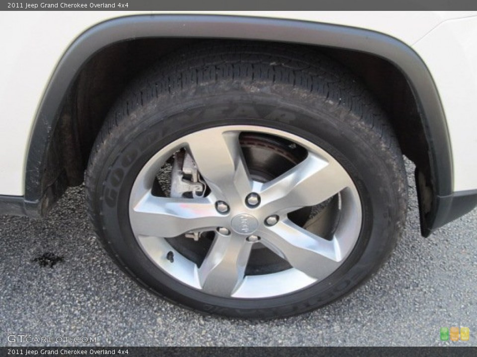 2011 Jeep Grand Cherokee Overland 4x4 Wheel and Tire Photo #52069940