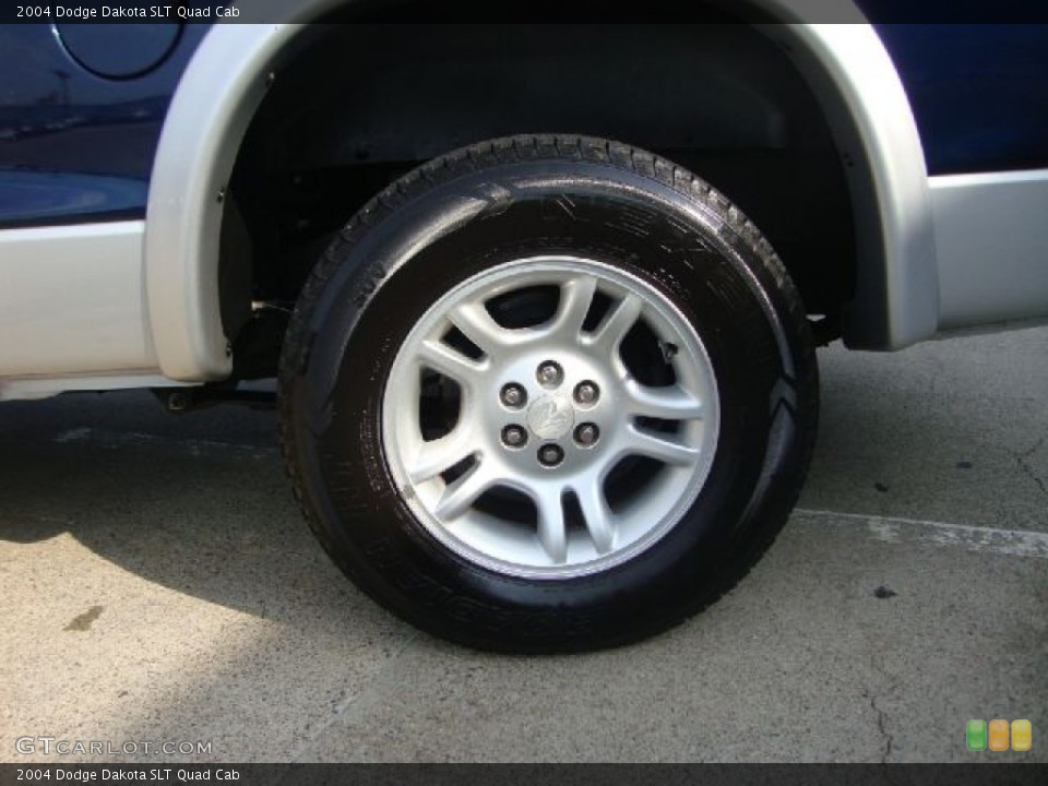 2004 Dodge Dakota SLT Quad Cab Wheel and Tire Photo #52071506