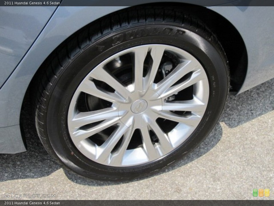 2011 Hyundai Genesis 4.6 Sedan Wheel and Tire Photo #52072649