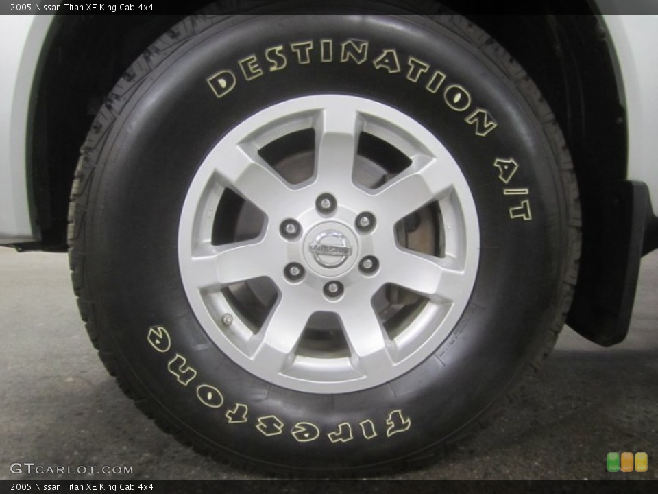2005 Nissan Titan XE King Cab 4x4 Wheel and Tire Photo #52075241
