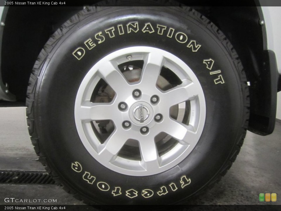 2005 Nissan Titan XE King Cab 4x4 Wheel and Tire Photo #52075259