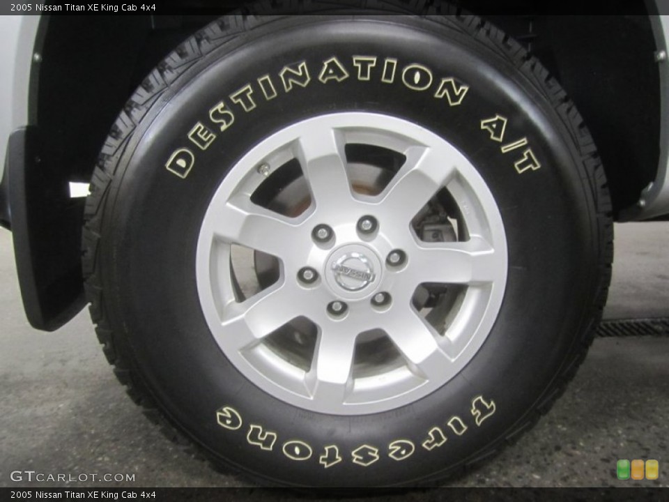 2005 Nissan Titan XE King Cab 4x4 Wheel and Tire Photo #52075370
