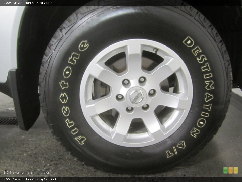 2005 Nissan Titan XE King Cab 4x4 Wheel and Tire Photo #52075382