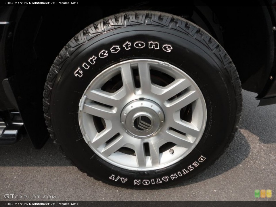 2004 Mercury Mountaineer V8 Premier AWD Wheel and Tire Photo #52075472