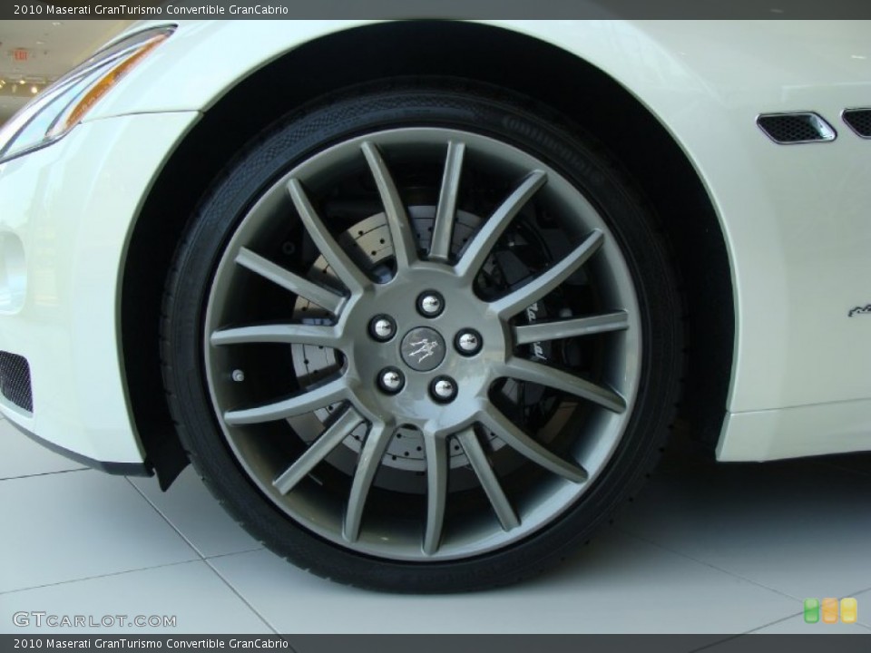 2010 Maserati GranTurismo Convertible GranCabrio Wheel and Tire Photo #52077122