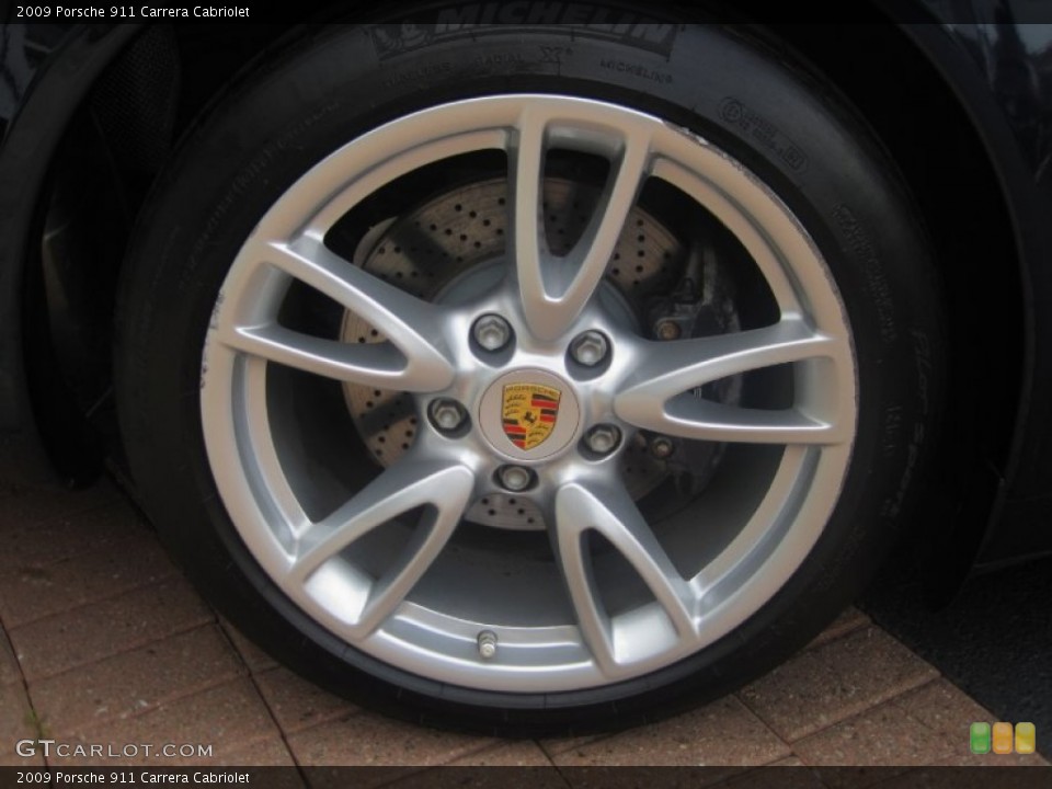 2009 Porsche 911 Carrera Cabriolet Wheel and Tire Photo #52079267