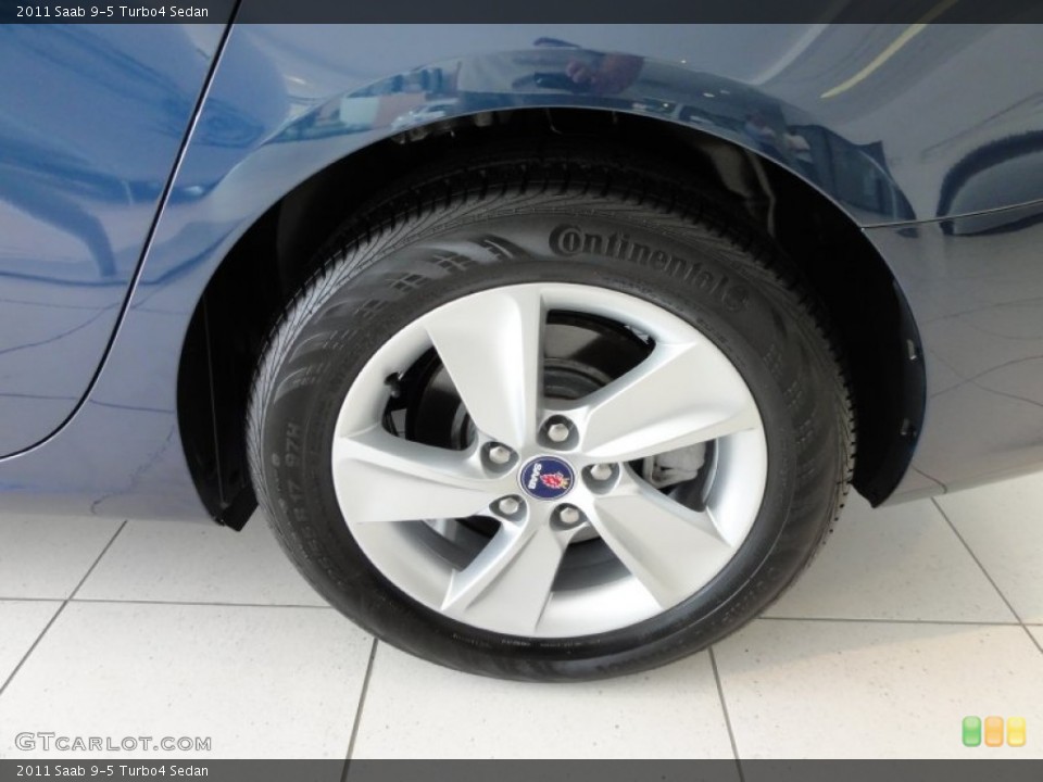2011 Saab 9-5 Turbo4 Sedan Wheel and Tire Photo #52096931