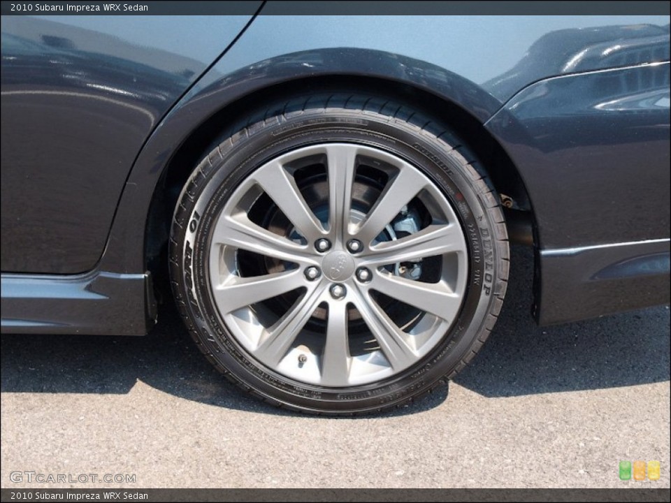 2010 Subaru Impreza WRX Sedan Wheel and Tire Photo #52105193
