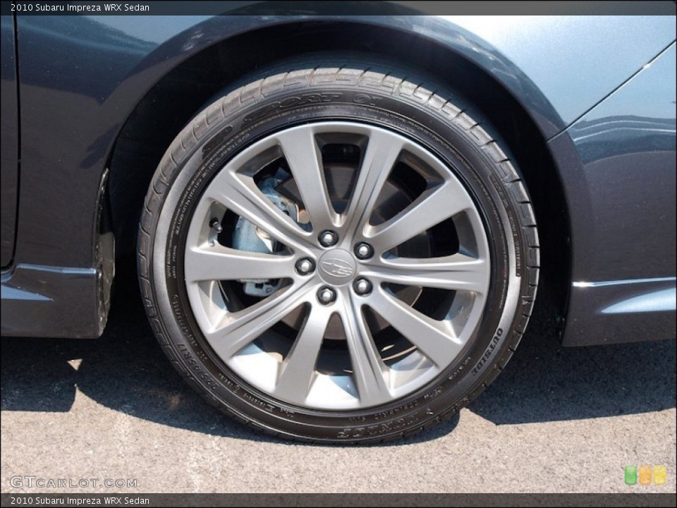 2010 Subaru Impreza WRX Sedan Wheel and Tire Photo #52105220