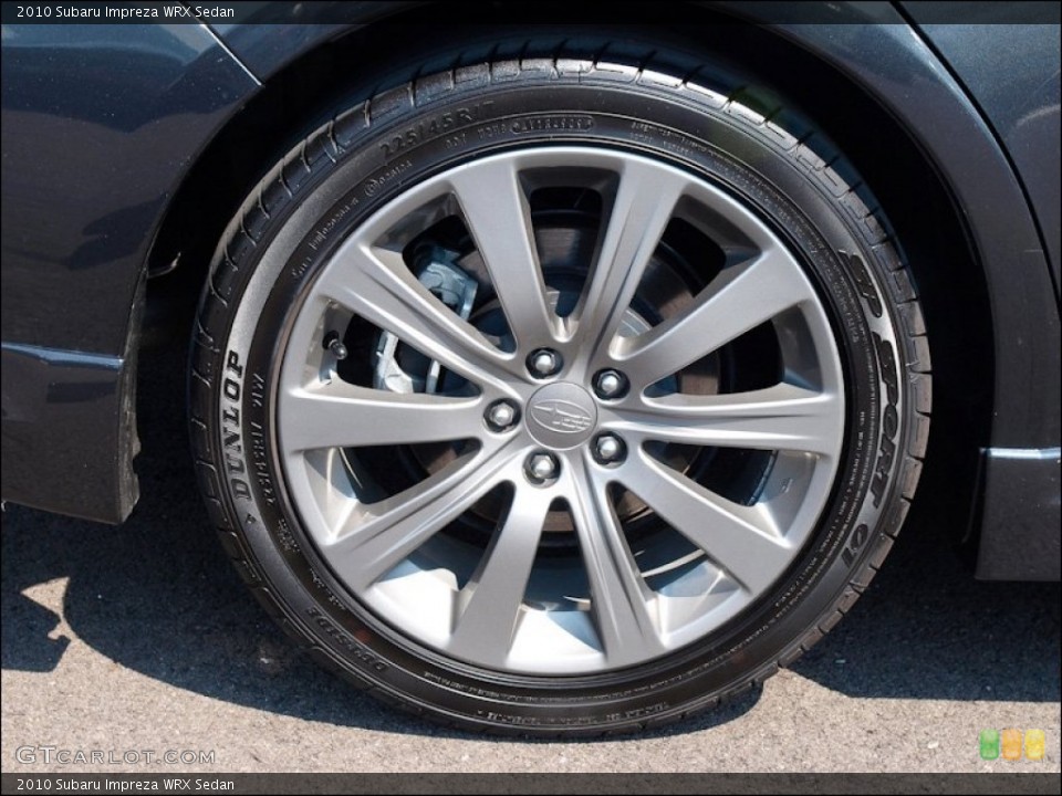 2010 Subaru Impreza WRX Sedan Wheel and Tire Photo #52105235