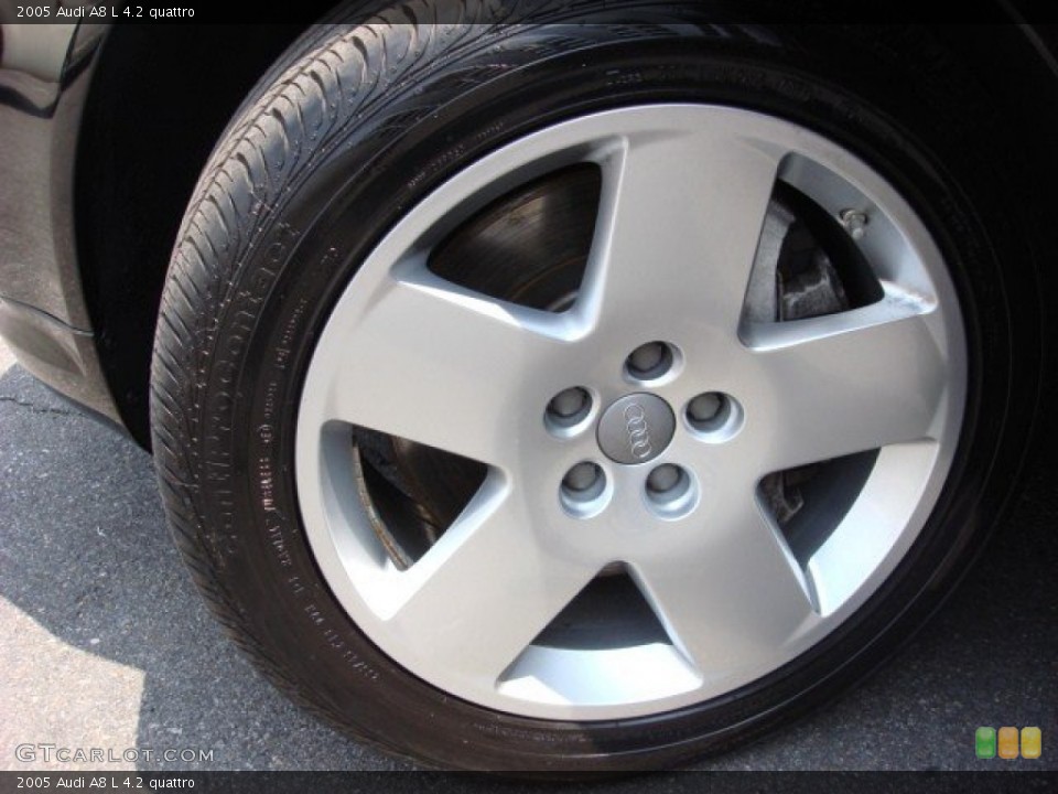2005 Audi A8 L 4.2 quattro Wheel and Tire Photo #52109438