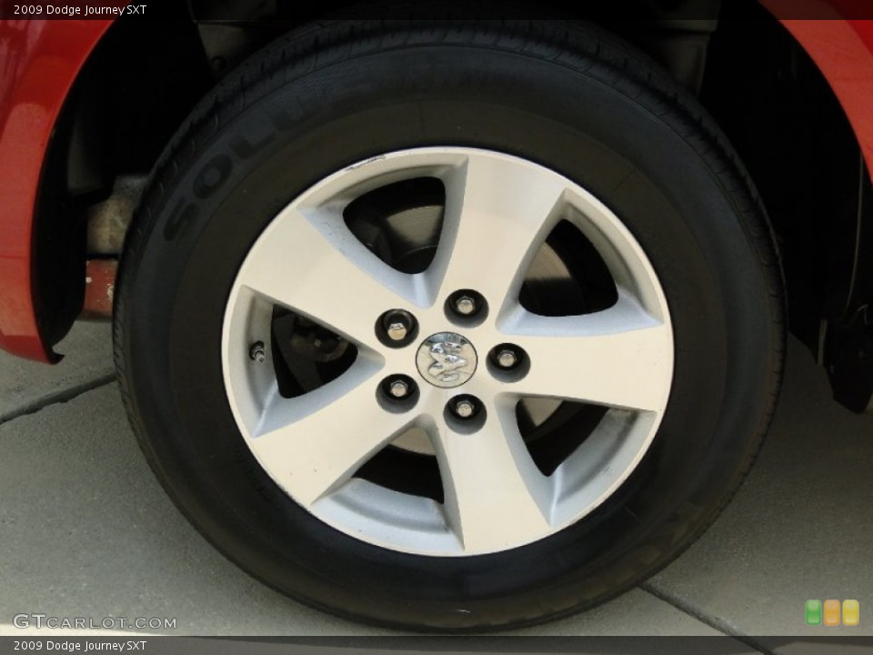 2009 Dodge Journey SXT Wheel and Tire Photo #52119820