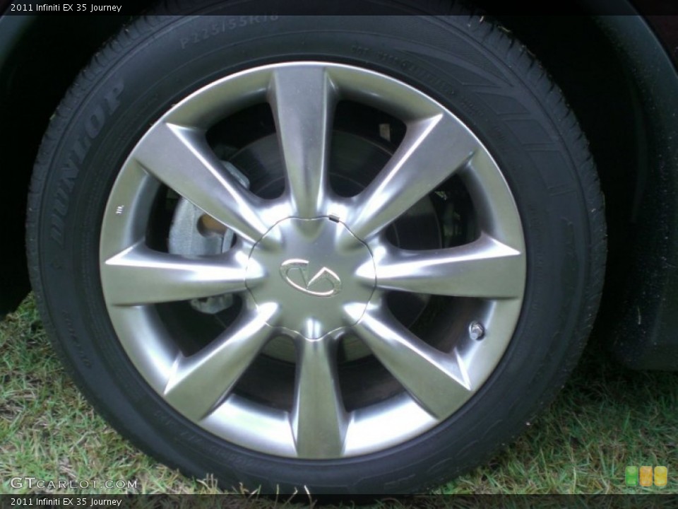 2011 Infiniti EX 35 Journey Wheel and Tire Photo #52119916