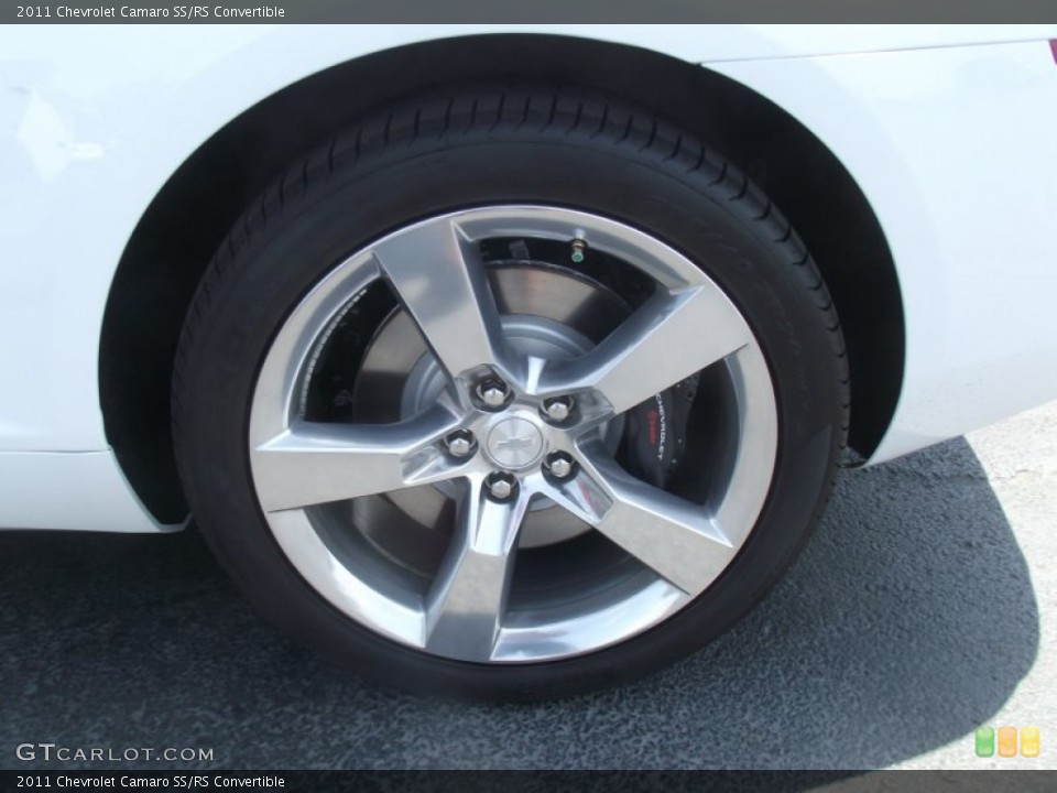 2011 Chevrolet Camaro SS/RS Convertible Wheel and Tire Photo #52121956