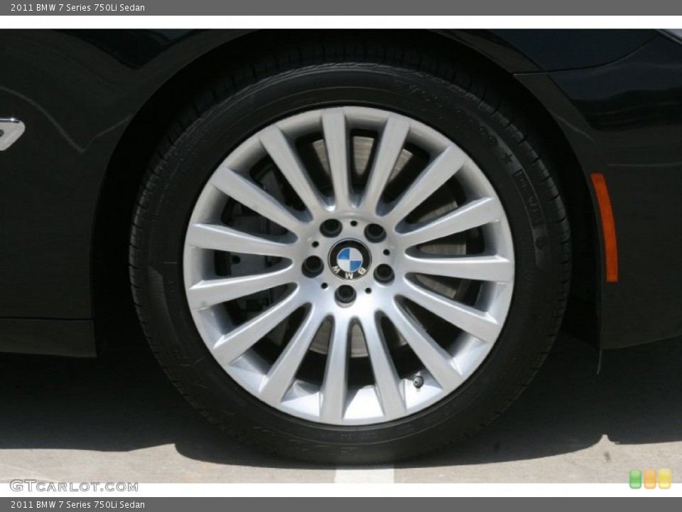 2011 BMW 7 Series 750Li Sedan Wheel and Tire Photo #52124128