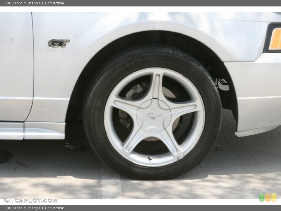 2000 Ford Mustang GT Convertible Wheel and Tire Photo #52129237