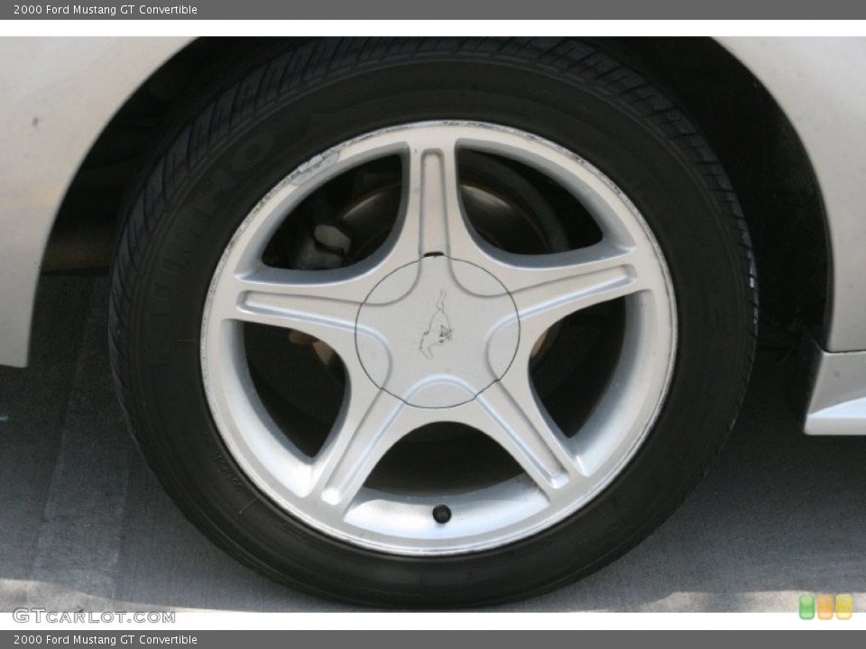 2000 Ford Mustang GT Convertible Wheel and Tire Photo #52129264