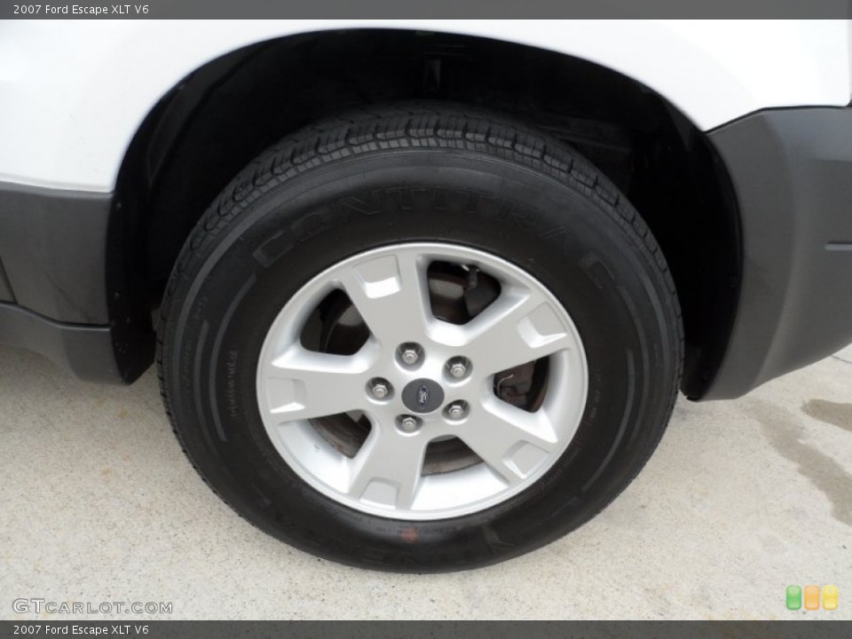 2007 Ford Escape XLT V6 Wheel and Tire Photo #52130974